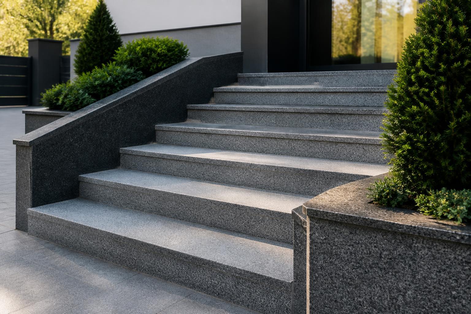 Granit-Treppenstufen – langlebige und elegante Treppen